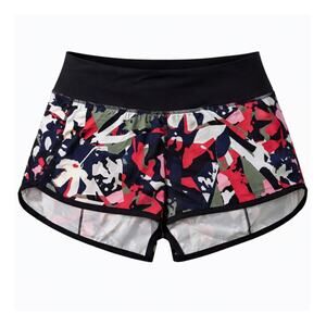 Lululemon Speed Shorts in Pop Cut Boom Juice Multi/Black - Size 8